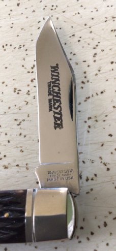 VINTAGE BONE WINCHESTER USA 1988 #29131/2 “MOOSE” POCKET KNIFE/ NOS/ GORGEOUS PIECE VINTAGE BONE WINCHESTER USA 1988 #29131/2 “MOOSE” POCKET KNIFE/ NOS/ GORGEOUS PIECE