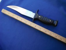 Alce 7" fixed blade knife with leather sheath, made in Spain Alce 7" fixed blade knife with leather sheath, made in Spain