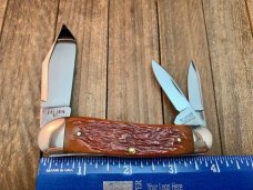 Winchester Whittler Burnt Orange Jigged Bone Rifle Series 1997 USA Made Winchester Whittler Burnt Orange Jigged Bone Rifle Series 1997 USA Made