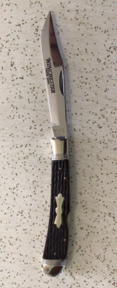 VINTAGE BONE WINCHESTER USA 1988 #1927 BANANA LOCKBACK KNIFE/NOS/ “SWEETS 4 THE SWEET” /“BEAUTIFUL “ VINTAGE BONE WINCHESTER USA 1988 #1927 BANANA LOCKBACK KNIFE/NOS/ “SWEETS 4 THE SWEET” /“BEAUTIFUL “
