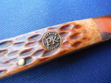 NOS/NIB Pine Knot mini trapper pocket knife Brown Jigged Bone #pk0007Br NOS/NIB Pine Knot mini trapper pocket knife Brown Jigged Bone #pk0007Br