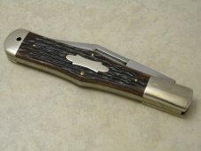 Winchester Trademark USA 1990 Bone 1920 Coke Bottle Folding Hunter Knife in Box Winchester Trademark USA 1990 Bone 1920 Coke Bottle Folding Hunter Knife in Box