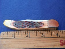 NOS/NIB Pine Knot Brand Copperhead Pocket Knife Brown Jigged Bone. New in Box NOS/NIB Pine Knot Brand Copperhead Pocket Knife Brown Jigged Bone. New in Box