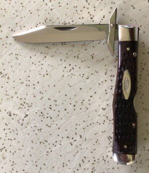 VINTAGE CASE XX 1973 #6111 1/2 L CHEETAH SWING GUARD LOCKBACK KNIFE/NOS/ SWEET PIECE 