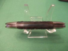 RobI Klaas Kissing Crane Brown Bone Mini Canoe # 2929XV RobI Klaas Kissing Crane Brown Bone Mini Canoe # 2929XV