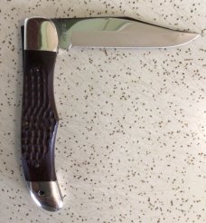 VINTAGE CASE XX 1978 #6165 SAB FOLDING POCKET/HUNTING KNIFE / 43 year old KNIFE is MINT VINTAGE CASE XX 1978 #6165 SAB FOLDING POCKET/HUNTING KNIFE / 43 year old KNIFE is MINT