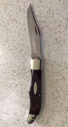 VINTAGE CASE XX 1978 #6165 SAB FOLDING POCKET/HUNTING KNIFE / 43 year old KNIFE is MINT VINTAGE CASE XX 1978 #6165 SAB FOLDING POCKET/HUNTING KNIFE / 43 year old KNIFE is MINT