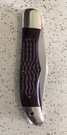 VINTAGE CASE XX 1978 #6165 SAB FOLDING POCKET/HUNTING KNIFE / 43 year old KNIFE is MINT VINTAGE CASE XX 1978 #6165 SAB FOLDING POCKET/HUNTING KNIFE / 43 year old KNIFE is MINT
