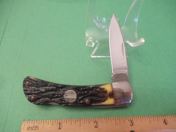 Camillus Staglon Handle Folding Lock Back 