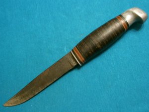 VINTAGE PAL RH24 USA FIXED BLADE HUNTING SKINNING KNIFE OLD