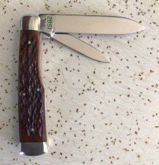 VINTAGE BONE WINCHESTER USA 1988 #2851 “BABY GUNSTOCK” POCKET KNIFE/NOS/ “SWEET BONES “ VINTAGE BONE WINCHESTER USA 1988 #2851 “BABY GUNSTOCK” POCKET KNIFE/NOS/ “SWEET BONES “