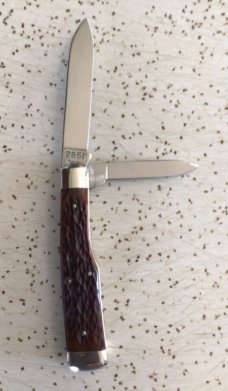 VINTAGE BONE WINCHESTER USA 1988 #2851 “BABY GUNSTOCK” POCKET KNIFE/NOS/ “SWEET BONES “ VINTAGE BONE WINCHESTER USA 1988 #2851 “BABY GUNSTOCK” POCKET KNIFE/NOS/ “SWEET BONES “