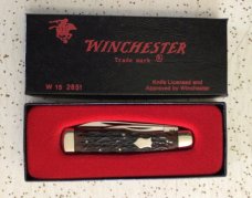 VINTAGE BONE WINCHESTER USA 1988 #2851 “BABY GUNSTOCK” POCKET KNIFE/NOS/ “SWEET BONES “ VINTAGE BONE WINCHESTER USA 1988 #2851 “BABY GUNSTOCK” POCKET KNIFE/NOS/ “SWEET BONES “