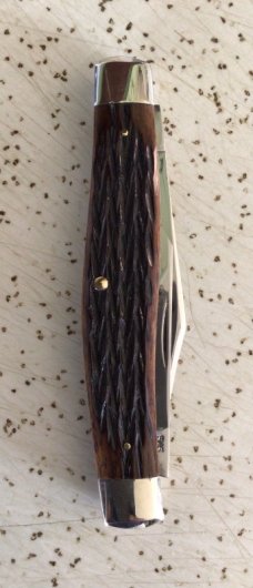 VINTAGE BONE WINCHESTER USA 1991 #3907 WHITTLER POCKET KNIFE