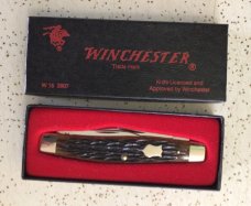 VINTAGE BONE WINCHESTER USA 1991 #3907 WHITTLER POCKET KNIFE