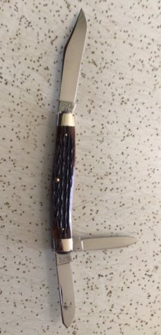 VINTAGE BONE WINCHESTER USA 1991 #3907 WHITTLER POCKET KNIFE