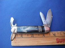 Vintage  Hammer Brand  Hopalong Cassidy Folding Pocket Knife 3 blades