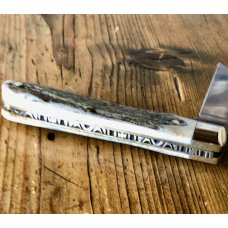 A Wright & Son Small Lambsfoot Pocket Knife w/Stag Scales, Filed Back Spring and Lambsfoot Blade. A Wright & Son Small Lambsfoot Pocket Knife w/Stag Scales, Filed Back Spring and Lambsfoot Blade.