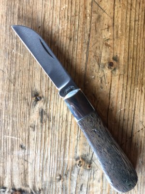 A Wright & Son Traditional Barlow Knife with Rosewood Scales and Wharncliffe Blade