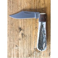 A Wright & Son Traditional Barlow Knife with Stag Scales and Clip Blade A Wright & Son Traditional Barlow Knife with Stag Scales and Clip Blade