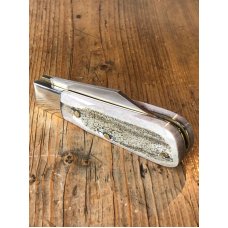 A Wright & Son Traditional Barlow Knife with Stag Scales and Clip Blade A Wright & Son Traditional Barlow Knife with Stag Scales and Clip Blade