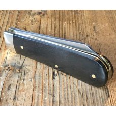 A Wright & Son Small Lambsfoot Knife with Ebony Scales and Lambsfoot Blade A Wright & Son Small Lambsfoot Knife with Ebony Scales and Lambsfoot Blade