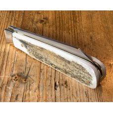 A Wright & Son Large Lambsfoot Knife with Stag Scales and Lambsfoot Blade A Wright & Son Large Lambsfoot Knife with Stag Scales and Lambsfoot Blade