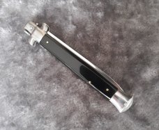 Vintage INOX Italy 11" stiletto black acrylic mint/NOS