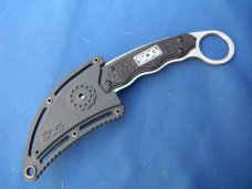 SOG GAMBIT TACTICAL FULL TANG FIXED BLADE KARAMBIT KNIFE WITH HARD SHEATH SOG GAMBIT TACTICAL FULL TANG FIXED BLADE KARAMBIT KNIFE WITH HARD SHEATH