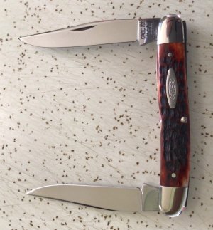 VINTAGE BONE CASE XX 1970 ( 10 DOT ) MUSKRAT POCKET KNIFE/  SWEETER than SWEET / MINT 2 THE BONE