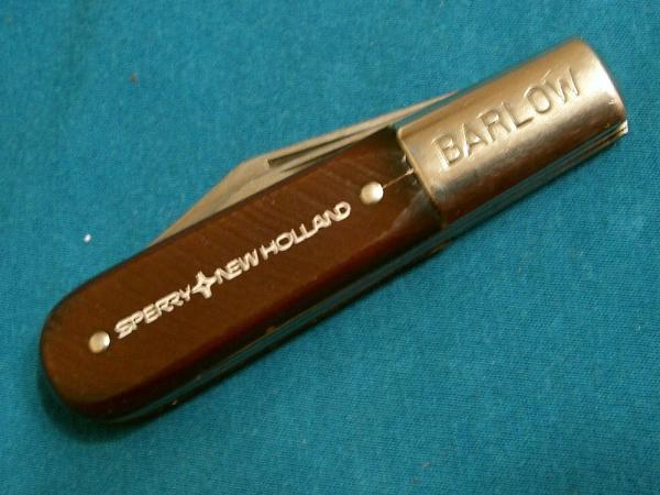 VINTAGE SPERRY NEW HOLLAND IMPERIAL PROV RI USA BARLOW FOLDING POCKET JACK KNIFE KNIVES OLD AD