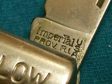 VINTAGE SPERRY NEW HOLLAND IMPERIAL PROV RI USA BARLOW FOLDING POCKET JACK KNIFE KNIVES OLD AD