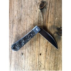 Viper from Magiano Italy Sway Back Knife with Stabilized Oak Scales and Wharncliffe Blade Viper from Magiano Italy Sway Back Knife with Stabilized Oak Scales and Wharncliffe Blade