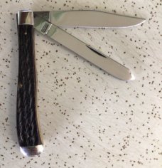 VINTAGE BONE WINCHESTER 1987 #2904 SLIMLINE TRAPPER POCKET KNIFE/NOS/ SWEET PIECE” VINTAGE BONE WINCHESTER 1987 #2904 SLIMLINE TRAPPER POCKET KNIFE/NOS/ SWEET PIECE”