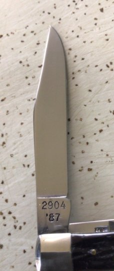 VINTAGE BONE WINCHESTER 1987 #2904 SLIMLINE TRAPPER POCKET KNIFE/NOS/ SWEET PIECE” VINTAGE BONE WINCHESTER 1987 #2904 SLIMLINE TRAPPER POCKET KNIFE/NOS/ SWEET PIECE”
