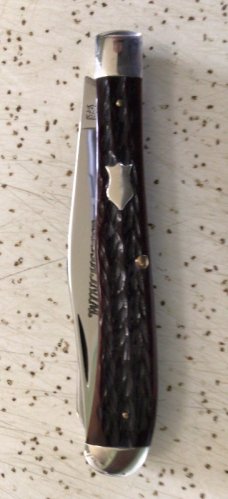 VINTAGE BONE WINCHESTER 1987 #2904 SLIMLINE TRAPPER POCKET KNIFE/NOS/ SWEET PIECE” VINTAGE BONE WINCHESTER 1987 #2904 SLIMLINE TRAPPER POCKET KNIFE/NOS/ SWEET PIECE”