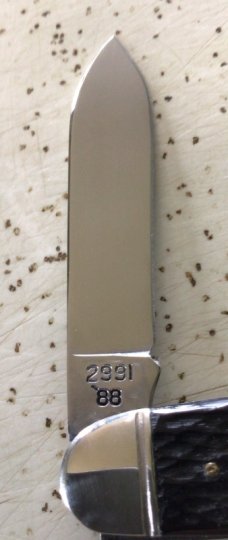 VINTAGE BONE WINCHESTER 1988 #2991 EQUAL END POCKET KNIFE/NOS/ SWEETNESS VINTAGE BONE WINCHESTER 1988 #2991 EQUAL END POCKET KNIFE/NOS/ SWEETNESS
