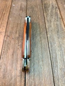 Winchester Rifle Series Canoe Burnt Orange Jigged Bone Queen Made 1998 Winchester Rifle Series Canoe Burnt Orange Jigged Bone Queen Made 1998