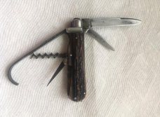 H BOKER HORSEMAN KNIFE RED STAG H BOKER HORSEMAN KNIFE RED STAG
