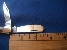 Steel Warrior Folding Pocket Knife W/ Beautiful Rams horn scales. Never Used Condition. 