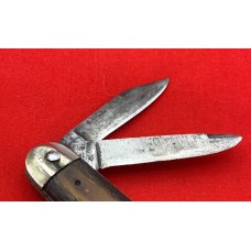 Vintage JACKSON KNIFE & SHEAR / WM ELLIOTT Crown Jack Pocket Knife-en-Stein Vintage JACKSON KNIFE & SHEAR / WM ELLIOTT Crown Jack Pocket Knife-en-Stein