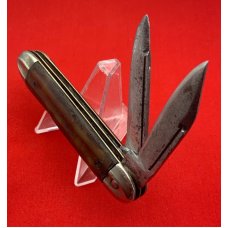 Vintage JACKSON KNIFE & SHEAR / WM ELLIOTT Crown Jack Pocket Knife-en-Stein Vintage JACKSON KNIFE & SHEAR / WM ELLIOTT Crown Jack Pocket Knife-en-Stein