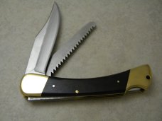 Puma Germany Wood 971 Game Warden Lockback Knife in Box c.1972 Puma Germany Wood 971 Game Warden Lockback Knife in Box c.1972