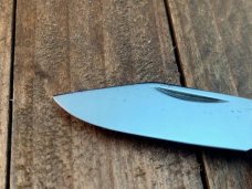 Hen and Rooster Gunboat Canoe With Premium Stag Solingen Germany Hen and Rooster Gunboat Canoe With Premium Stag Solingen Germany