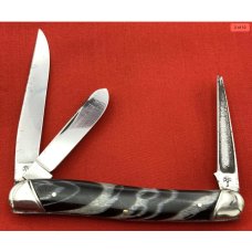 Vintage H BOKER & CO SOLINGEN 3-Blade Premium “STREAMLINE STOCK KNIFE” c.1869-1944 Horn Vintage H BOKER & CO SOLINGEN 3-Blade Premium “STREAMLINE STOCK KNIFE” c.1869-1944 Horn