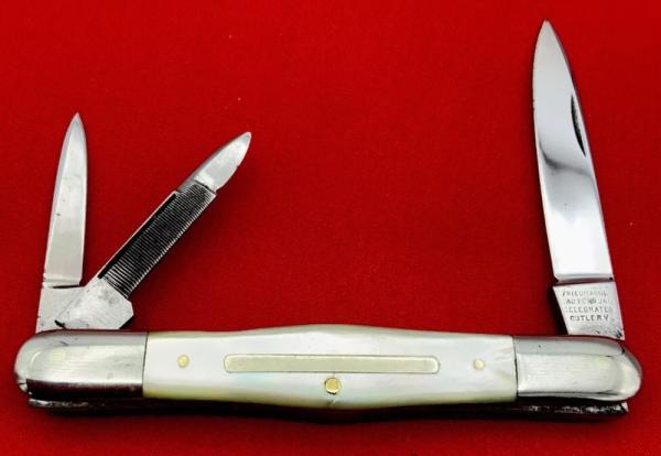 Vintage FRIEDMANN LAUTERJUNG Balloon Whittler Pen Folding Pocket Knife c1866-1909 NM Mother-of-Pearl Vintage FRIEDMANN LAUTERJUNG Balloon Whittler Pen Folding Pocket Knife c1866-1909 NM Mother-of-Pearl