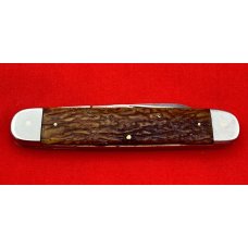 Vintage H BOKER & CO’S Equal End Pen Folding Pocket Knife c.1920’s-1930’s Bone  4 1/8” Long