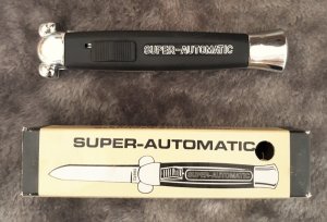Vintage Super Automatic OTF with Box Mint NOS!
