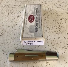 VINTAGE BONE CASE XX 1995 #62005 RAZ POCKET KNIFE / “PIECE GLOWS MAN”/ MINT 2 THE BONE VINTAGE BONE CASE XX 1995 #62005 RAZ POCKET KNIFE / “PIECE GLOWS MAN”/ MINT 2 THE BONE