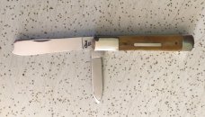 VINTAGE BONE CASE XX 1995 #62005 RAZ POCKET KNIFE / “PIECE GLOWS MAN”/ MINT 2 THE BONE VINTAGE BONE CASE XX 1995 #62005 RAZ POCKET KNIFE / “PIECE GLOWS MAN”/ MINT 2 THE BONE